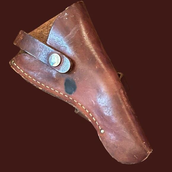 Vintage Smith & Wesson Brown Leather Gun Holster - Picture 5 of 8